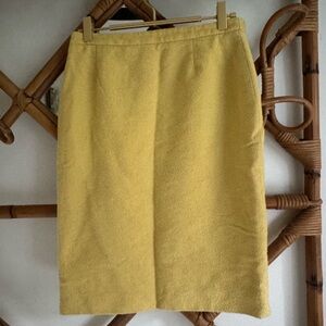 Luca Luca Yellow Pencil Skirt
